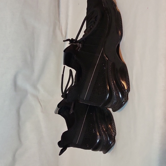 Mod Love Black Sequined Sneakers , Size 9. Worn Once - Picture 1 of 3